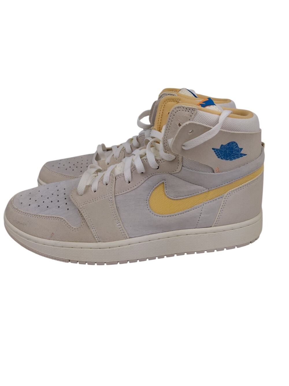 Nike Air Jordan Size 12 1 Zoom Comfort 2 High Light Orewood Citrus Sneakers Shoe